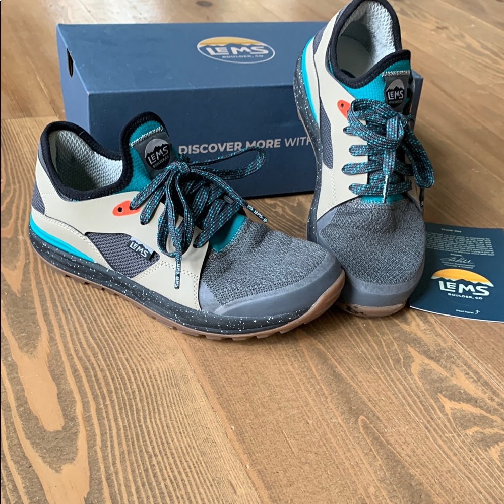 LEMS Gray and Teal Sneakers Men’s Mesa size 8 or Women’s 9!!! Like New condition